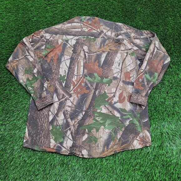 Vintage Ranger RealTree Camo Button Shirt XL 24x32 Hardwoods - Picture 2 of 14